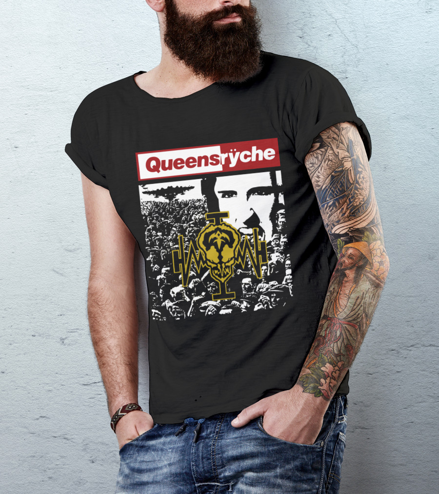 Queensrÿche Operation Mindcrime Album Artwork Iconic Skull T-Shirt