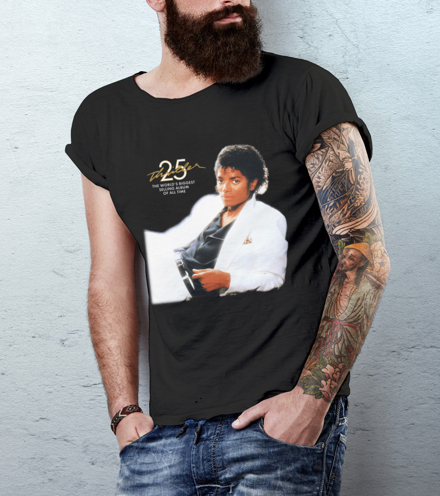 25 Thriller The World's Biggest Selling Album Of All Time T-Shirt