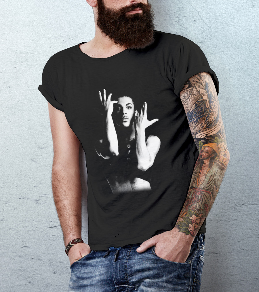 Prince Parade Black And White Iconic Pose T-Shirt