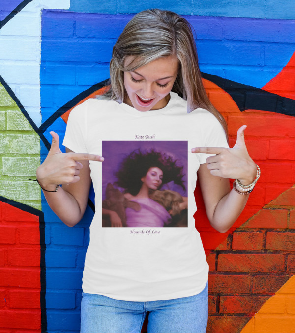 Kate Bush Hounds Of Love Album Cover Image T-Shirt