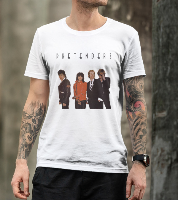 Pretenders Band Classic Album Cover Featuring Iconic Lineup T-Shirt