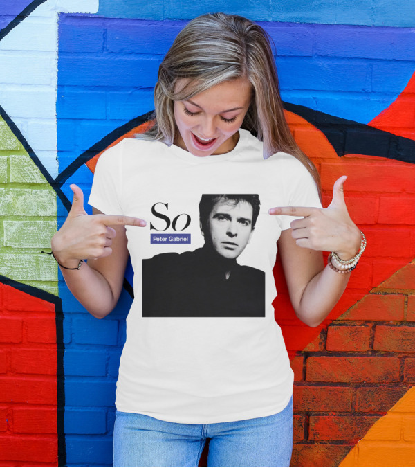 So Peter Gabriel Album Cover T-Shirt