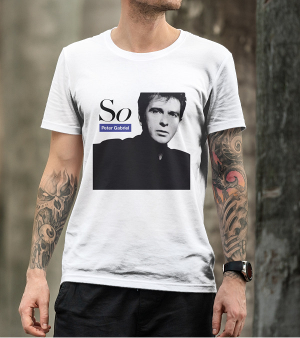 So Peter Gabriel Album Cover T-Shirt