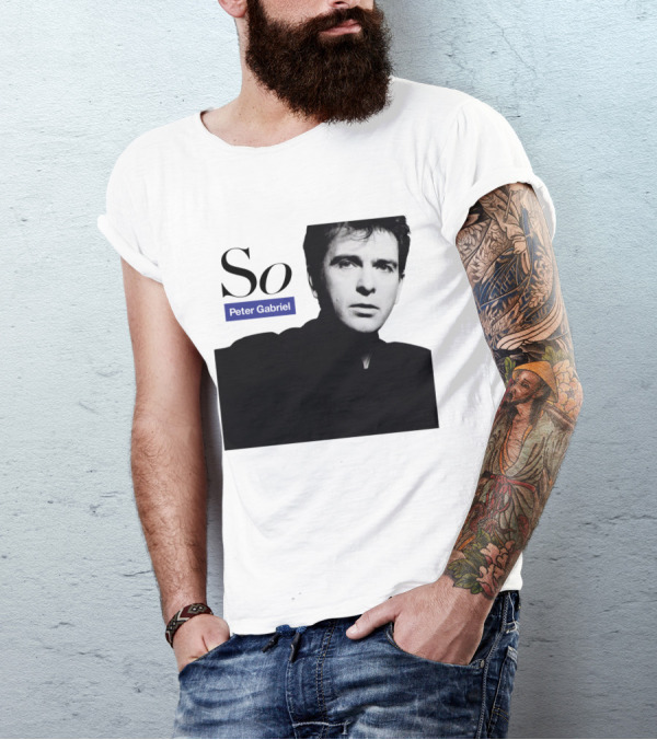 So Peter Gabriel Album Cover T-Shirt