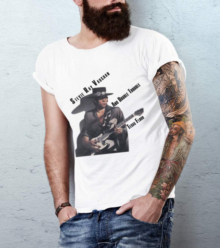 Stevie Ray Vaughan And Double Trouble Texas Flood T-Shirt