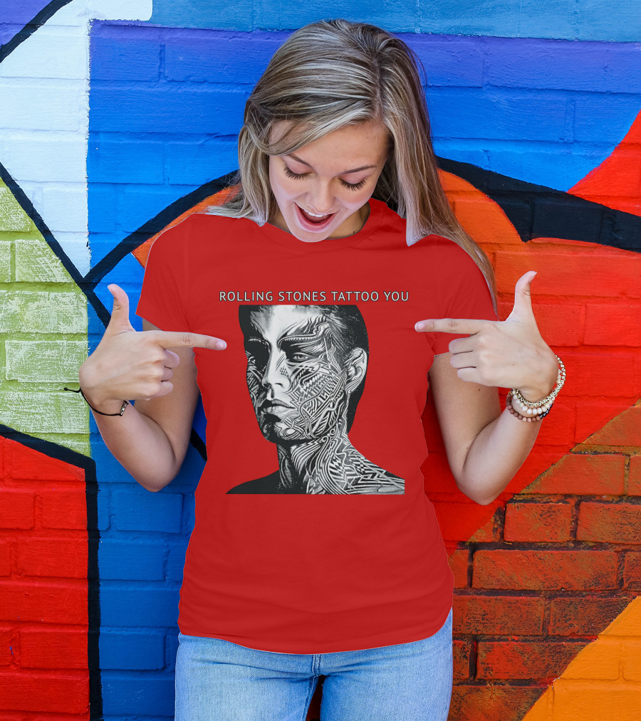 Rolling Stones Tattoo You Face Art T-Shirt