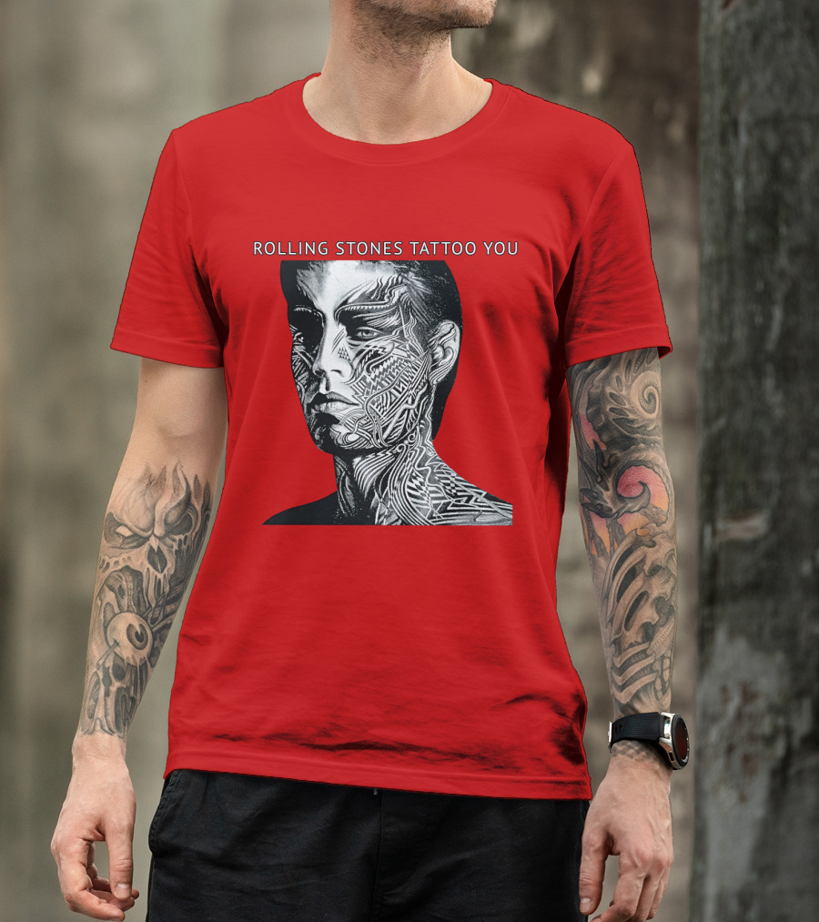 Rolling Stones Tattoo You Face Art T-Shirt