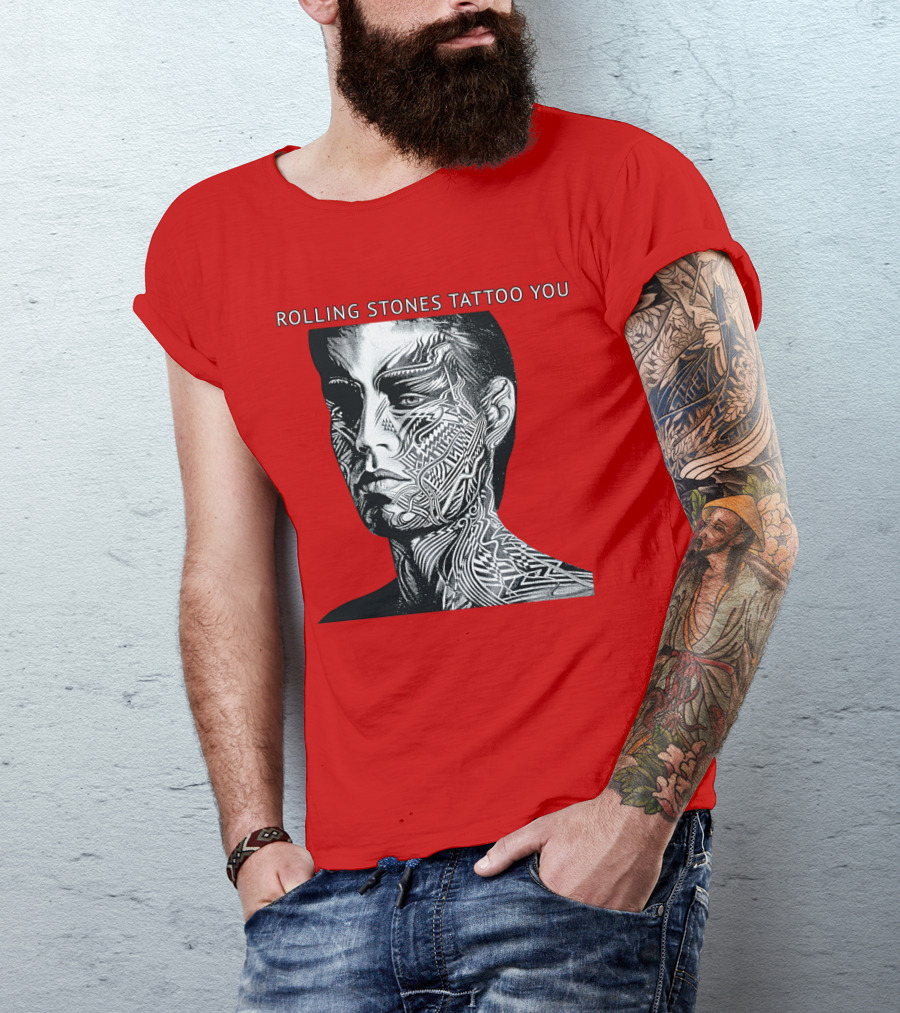 Rolling Stones Tattoo You Face Art T-Shirt