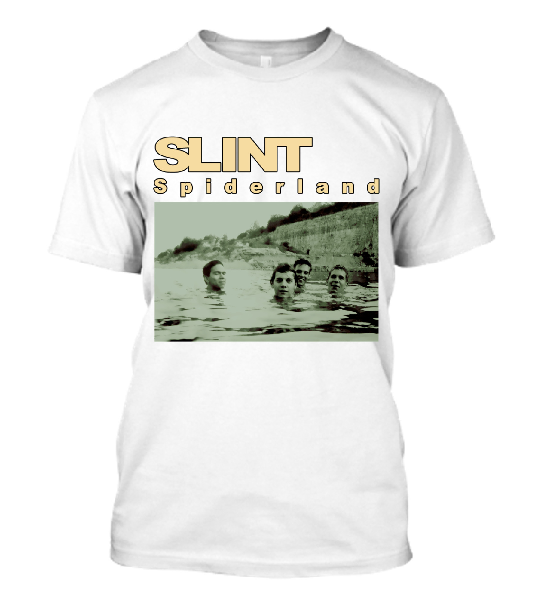 SLINT Spiderland Band Album Cover Swimming Image T-Shirt