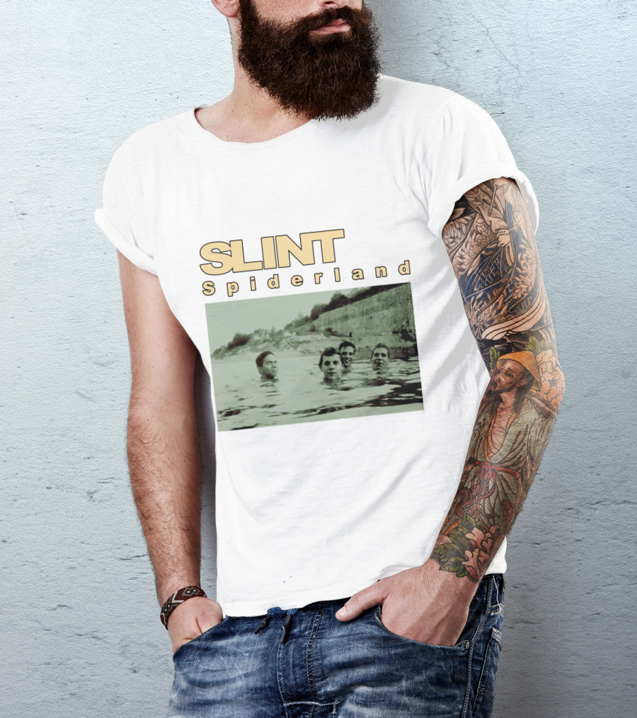 SLINT Spiderland Band Album Cover Swimming Image T-Shirt