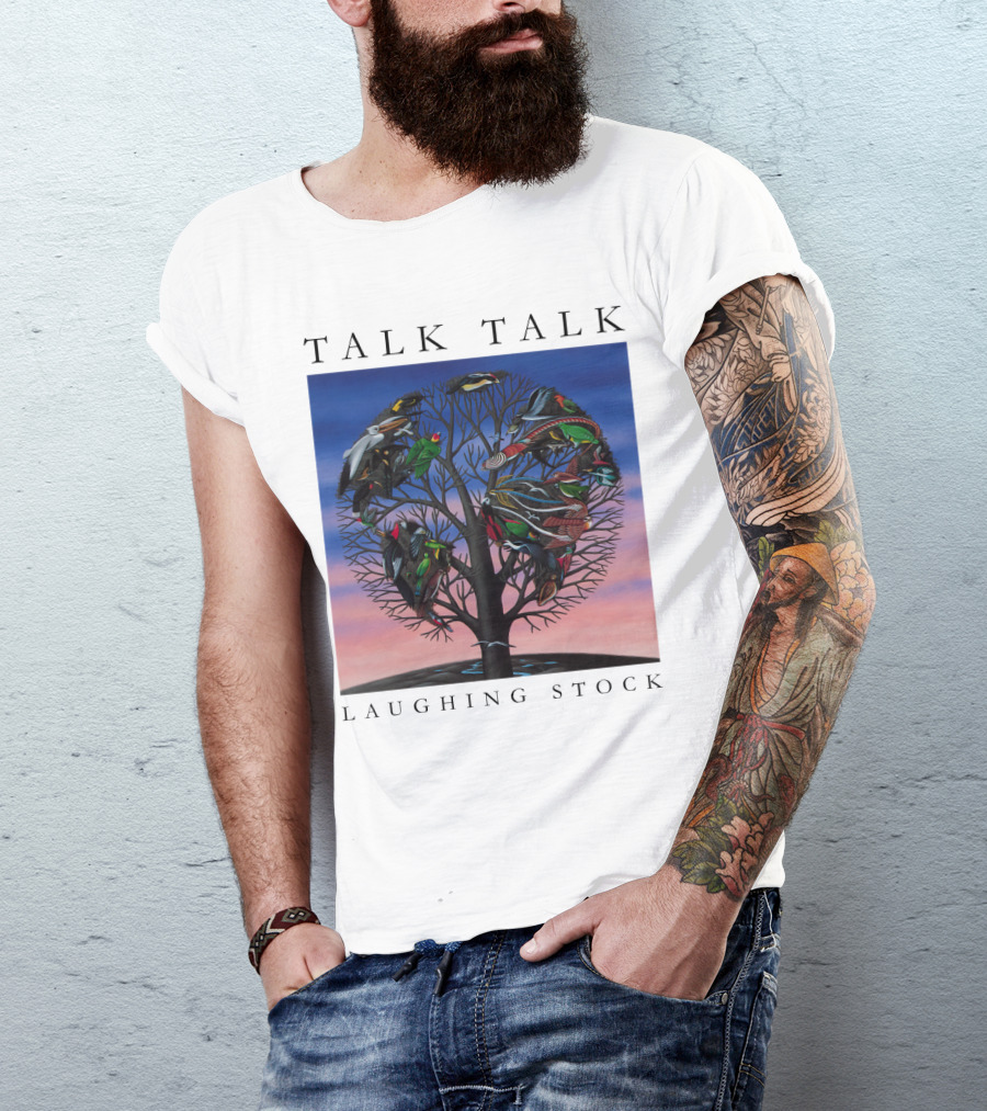 Talk Talk Laughing Stock Surreal Tree With Birds T-Shirt