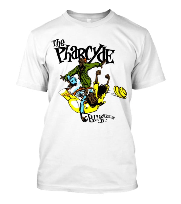 The Pharcyde Bizarre Ride Ii Cartoon Characters On Yellow Car T-Shirt