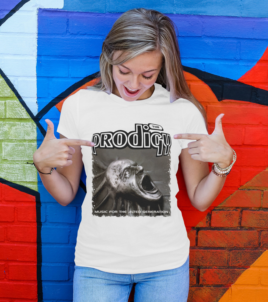 The Prodigy Music For The Jilted Generation Statue Image T-Shirt
