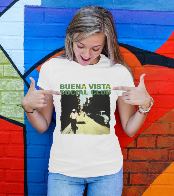 Buena Vista Social Club Vintage Havana Street Scene T-Shirt