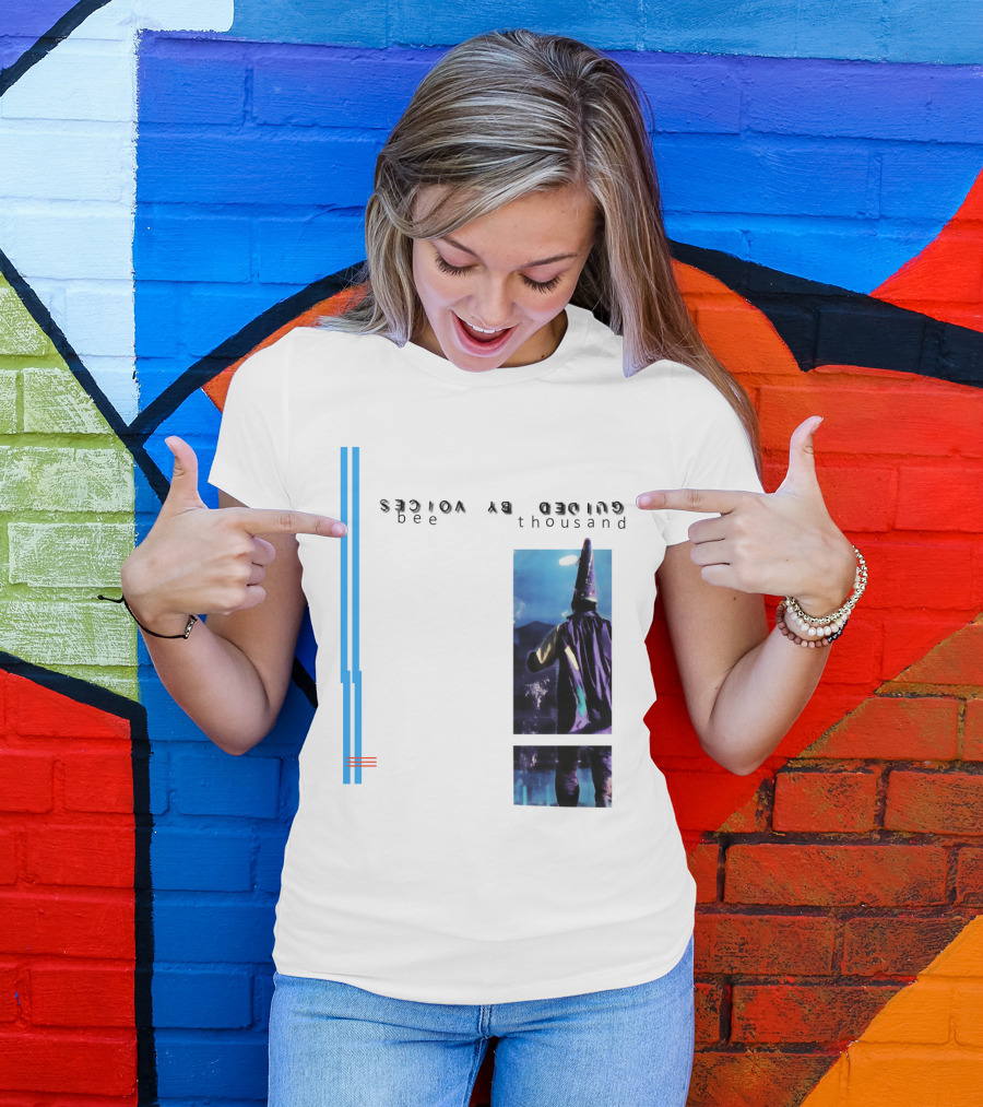 Guided By Voices Bee Thousand Wizard Reflection Retro Album Cover T-Shirt