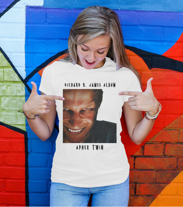 Richard D. James Album Aphex Twin Smiling Face T-Shirt