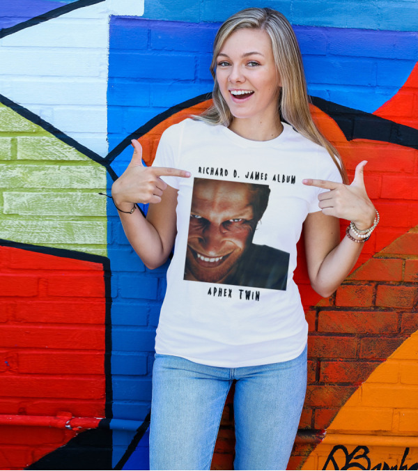 Richard D. James Album Aphex Twin Smiling Face T-Shirt