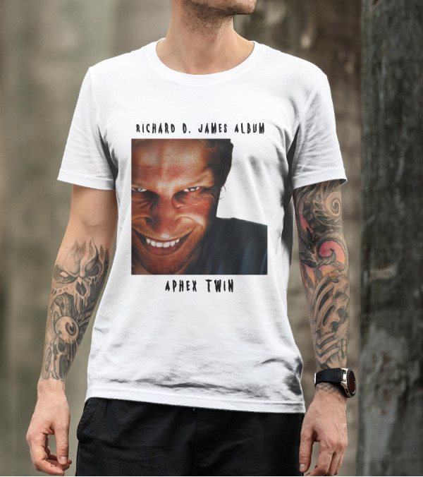 Richard D. James Album Aphex Twin Smiling Face T-Shirt