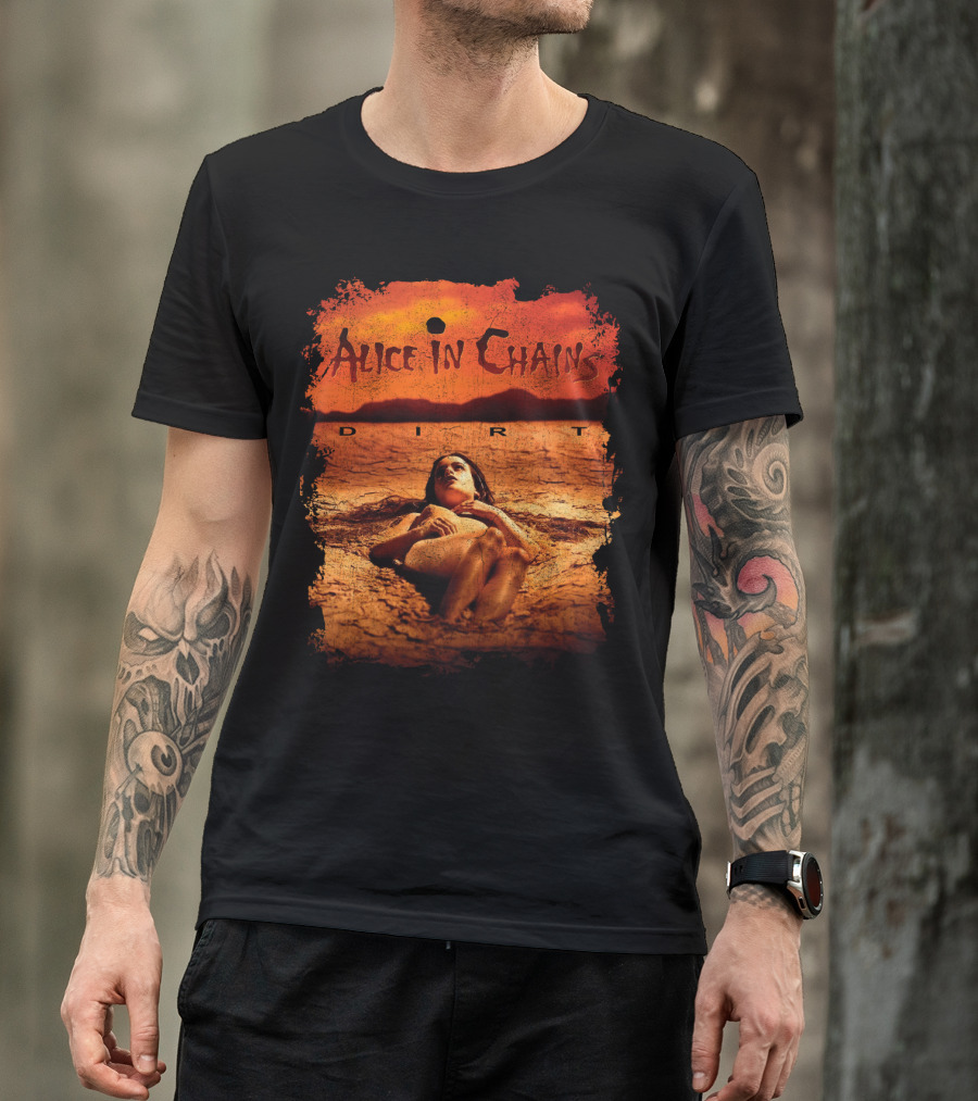 Alice In Chains Dirt Album Cover Woman In Desert Scene T-Shirt