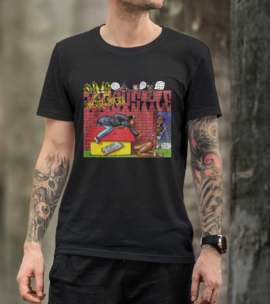 Snoop Doggy Dogg Doggystyle Album Cover Comic Be Ware Of Dogg 1993 T-Shirt