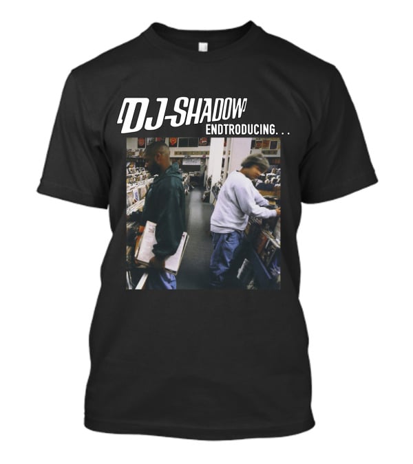 Dj Shadow Endtroducing Album Cover Vinyl Record Store Scene T-Shirt