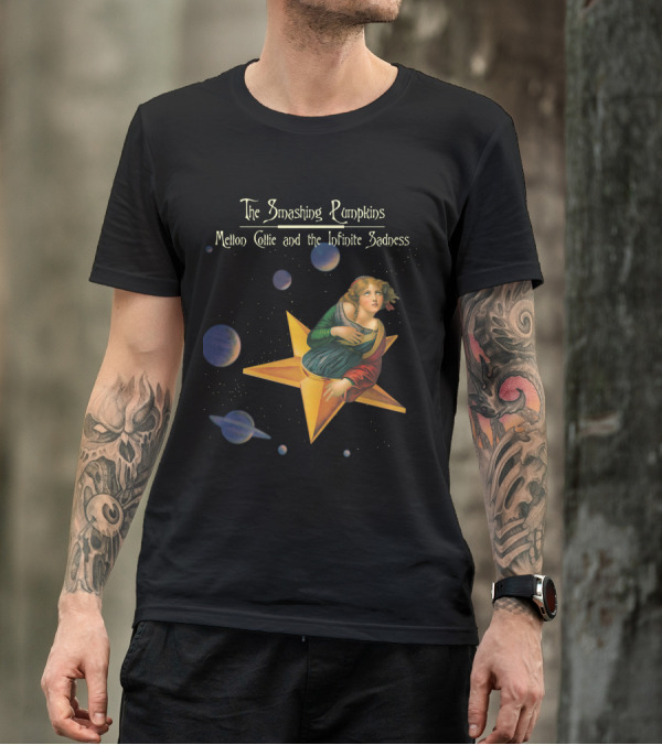 The Smashing Pumpkins Mellon Collie And The Infinite Sadness Star Angel Planets T-Shirt