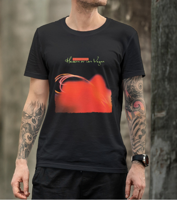 Cocteau Twins Heaven Or Las Vegas Red Abstract Swirl T-Shirt