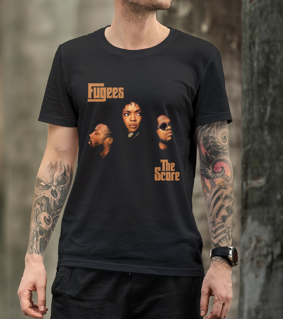 Fugees The Score Album Cover Trio Wyclef Lauryn Pras T-Shirt