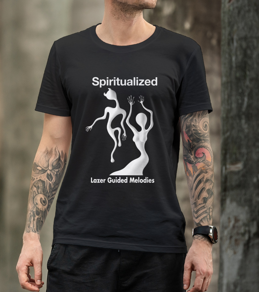 Spiritualized Lazer Guided Melodies 1992 Album Cover T-Shirt