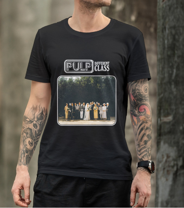 Pulp Different Class Album Cover Wedding Photo T-Shirt