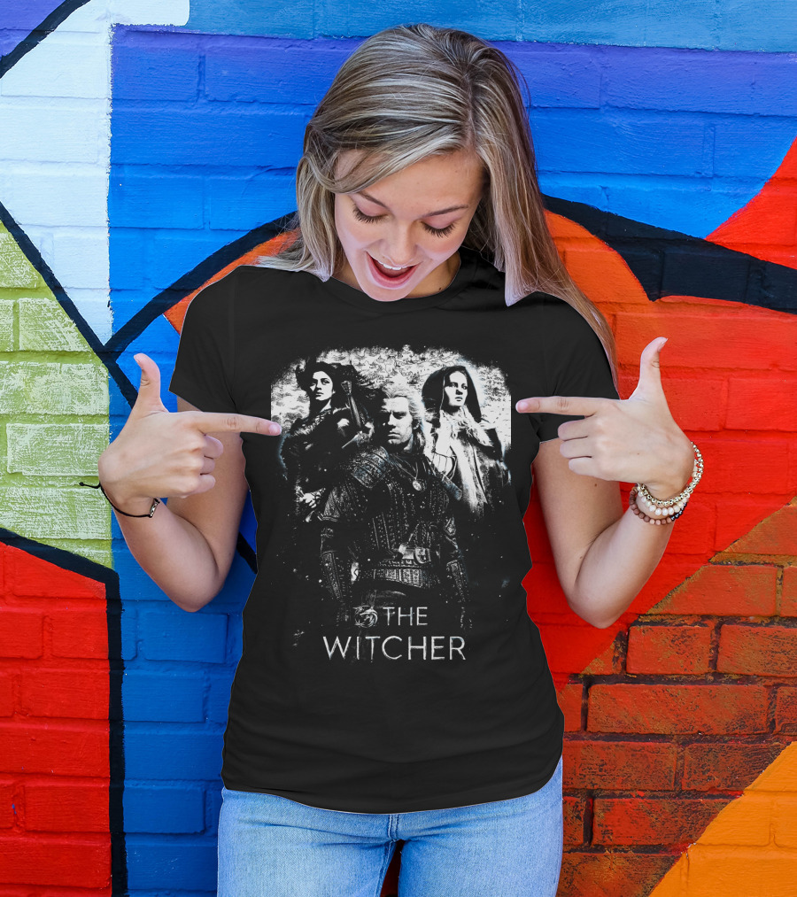 The Witcher Geralt Yennefer And Ciri Magical Adventure T-Shirt