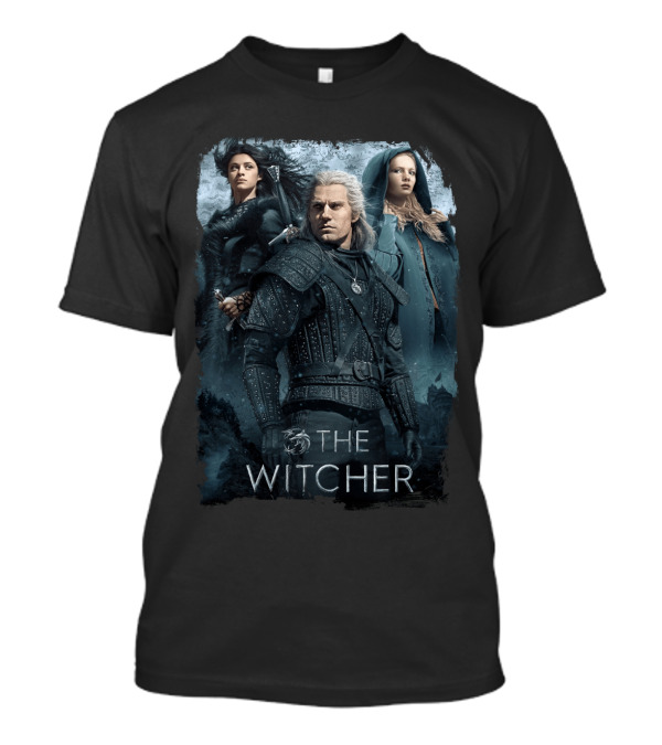 The Witcher 05 Netflix Series Characters Geralt Yennefer Ciri T-Shirt