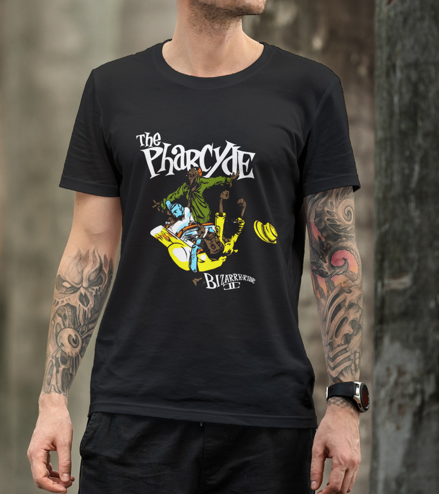 The Pharcyde Bizarre Ride Ii Colorful Animated Characters On Classic Hip-Hop Album Cover T-Shirt