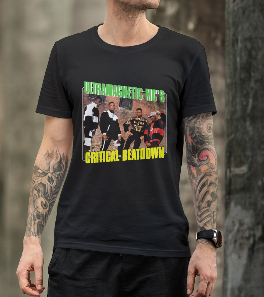 Ultramagnetic MC's Critical Beatdown 1988 Hip Hop Album Cover T-Shirt