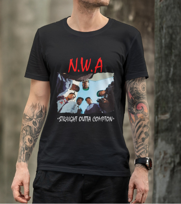 N.W.A Straight Outta Compton Iconic Group Photo T-Shirt