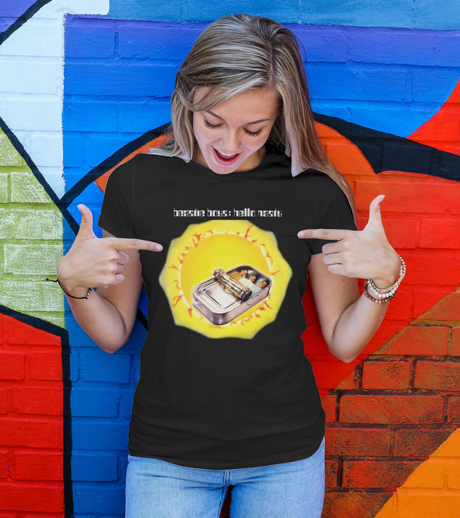 Beastie Boys Hello Nasty Album Cover Sardine Can 1998 Sunburst T-Shirt