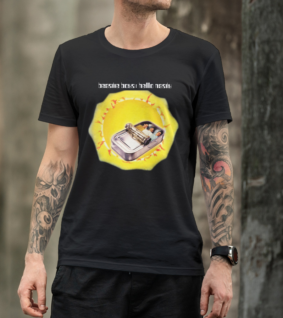 Beastie Boys Hello Nasty Album Cover Sardine Can 1998 Sunburst T-Shirt