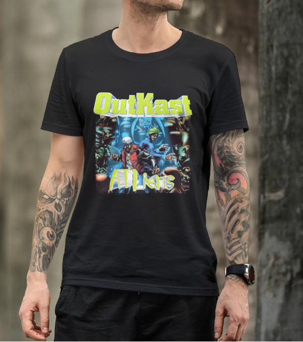 OutKast ATLiens Comic Style Iconic Album Cover T-Shirt