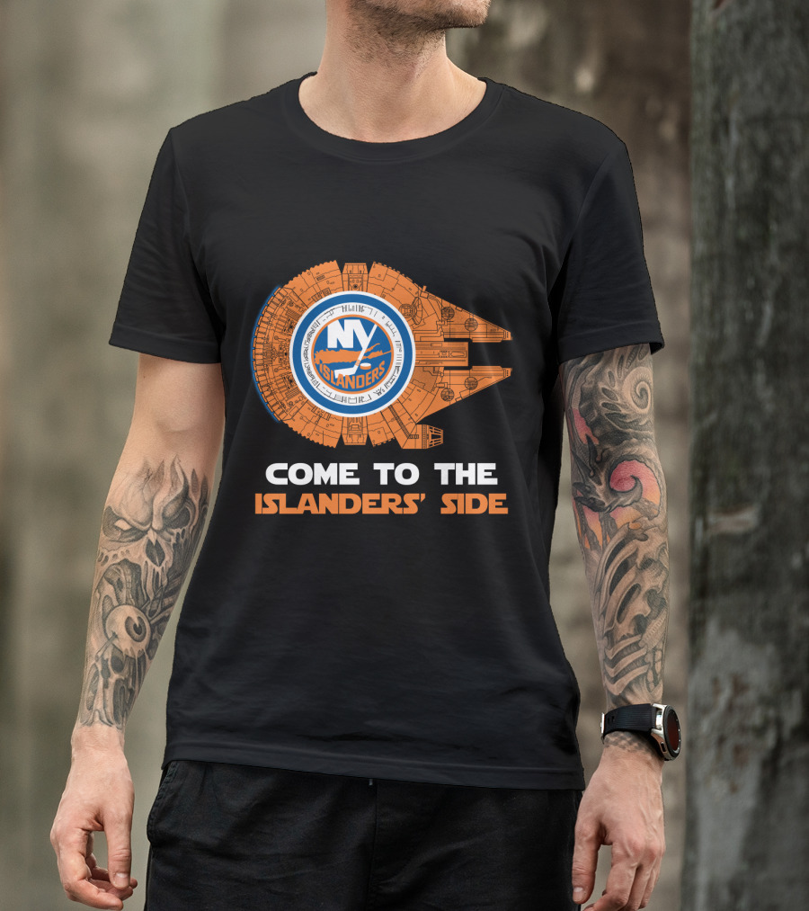 New York Islanders Millennium Falcon Come To The Islanders' Side T-Shirt