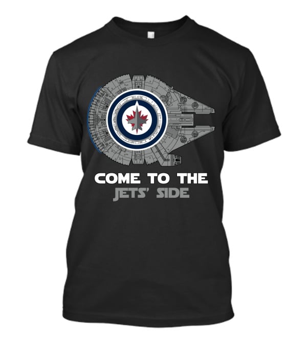 Winnipeg Jets Millennium Falcon Come To The Jets' Side T-Shirt