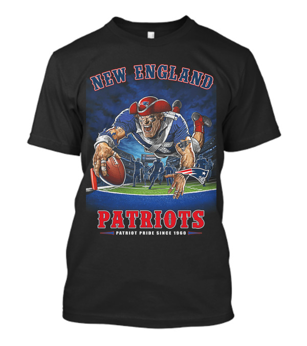 New England Patriots Patriot Pride Since 1960 End Zone NFL T-Shirt
