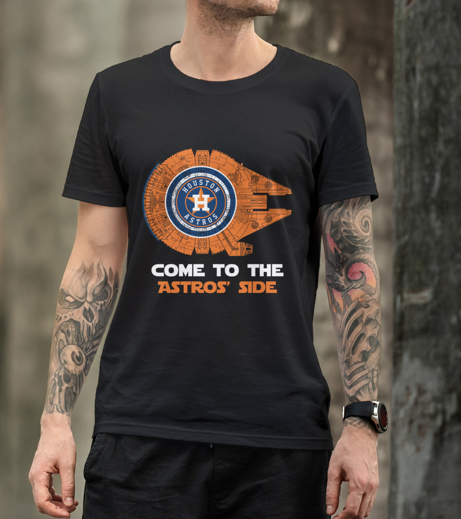 Houston Astros Millennium Falcon Come To The Astros' Side MLB T-Shirt