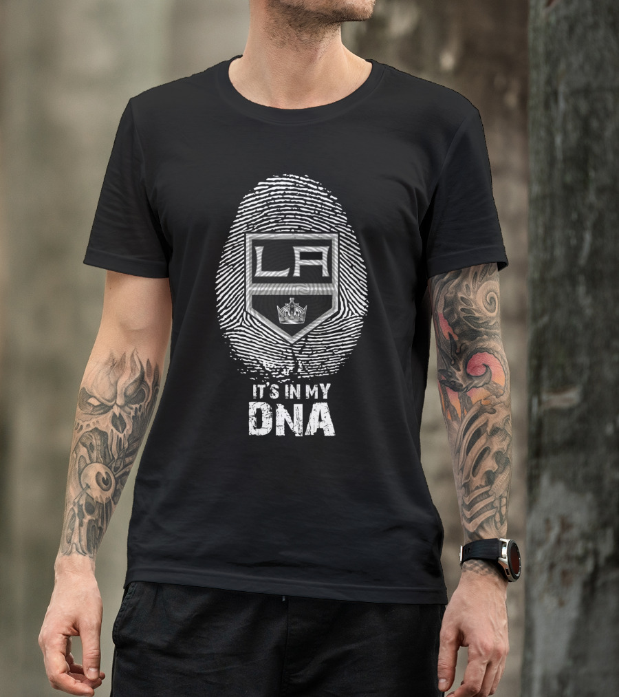 LA Kings It's In My DNA Fingerprint Crown T-Shirt
