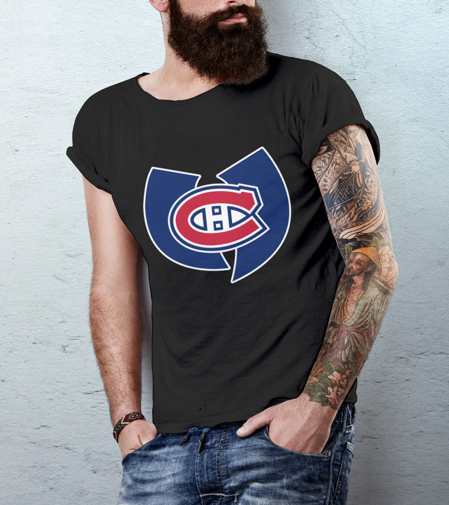 Montreal Canadiens Wu-Tang Clan Emblem Mashup T-Shirt