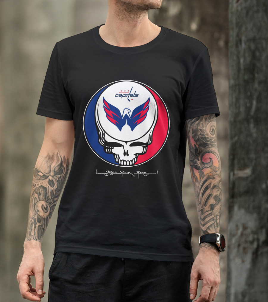Grateful Dead Washington Capitals Steal Your Face T-Shirt