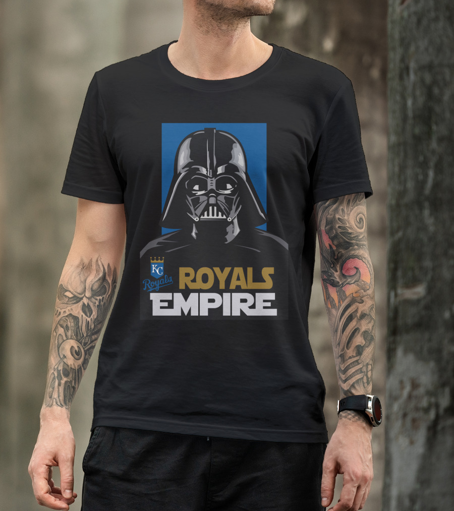 Kansas City Royals Empire Darth Vader Royals Empire T-Shirt