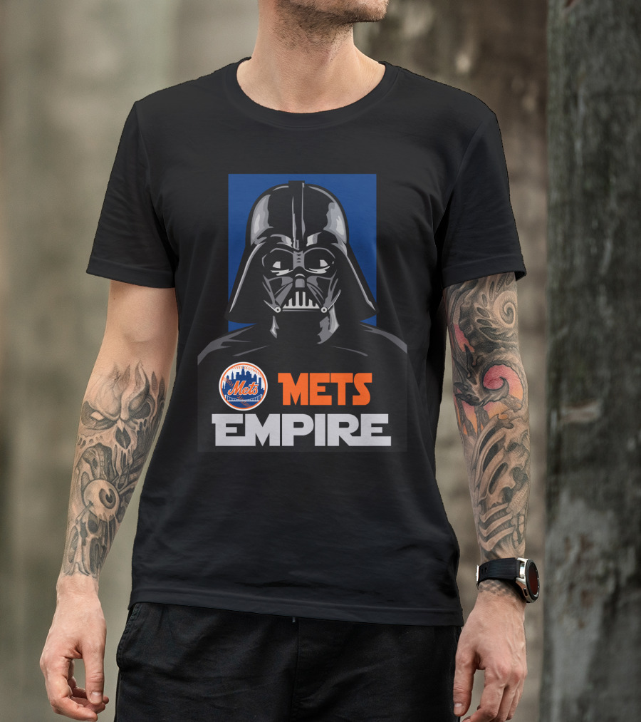 Mets Empire Darth Vader New York Sports Theme T-Shirt