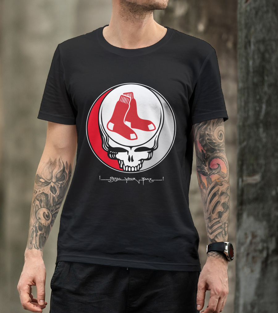 Grateful Dead Steal Your Face Boston Red Sox T-Shirt