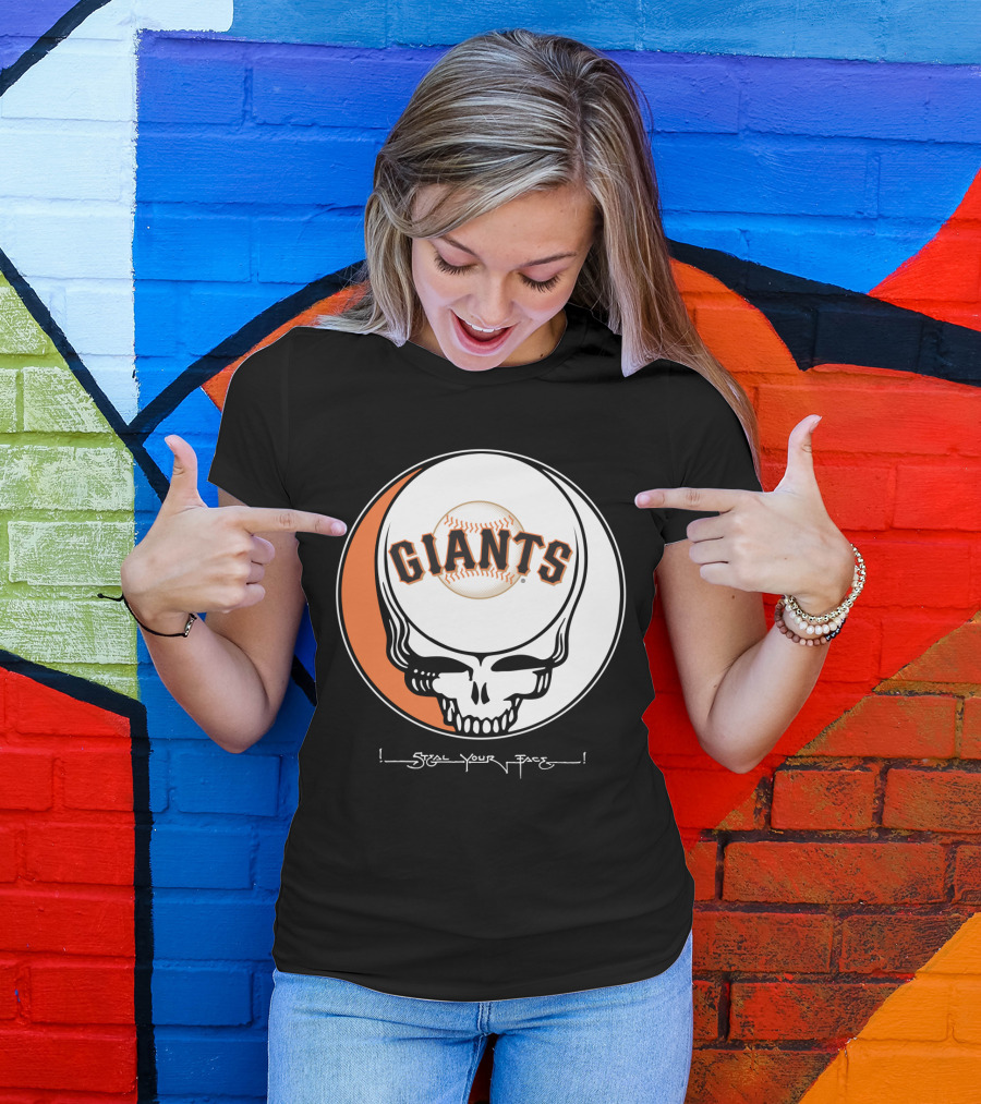 GRATEFUL DEAD San Francisco Giants Steal Your Face T-Shirt