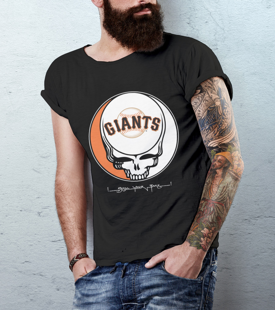 GRATEFUL DEAD San Francisco Giants Steal Your Face T-Shirt